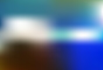 Light Blue, Yellow vector abstract blurred background.