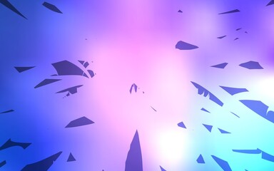 Light Purple vector background with straight lines. Shining colored illustration with sharp stripes. The pattern for ad, booklets, leaflets.