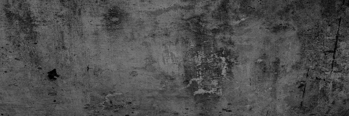 Fototapeta na wymiar Horizontal concrete texture wall dark background. design on cement and concrete texture for pattern and background.