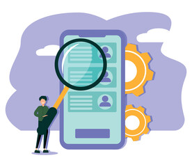 People Characters Choosing Best Candidate for Job. Hr Managers Searching New Employee. Recruitment Process. Human Resource Management and Hiring Concept. 