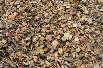 Wooden shavings background pattern