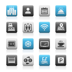 Hotel and Rentals Icons 1 of 2 // Matte Series
