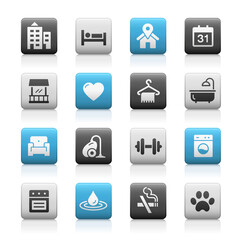 Hotel and Rentals Icons 2 of 2 // Matte Series
