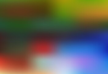 Light Blue, Yellow vector abstract blurred layout.