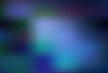 Light BLUE vector blurred bright template.