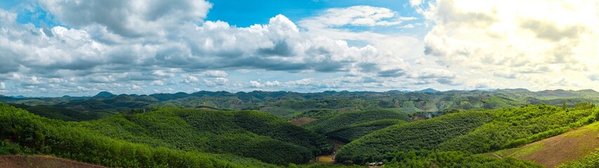 Fototapeta na wymiar Nongbualamphu, Thailand, ภูป่าซาง, หนองบัวลำภู, ประเทศไทย, ภูเขา, mountain, panorama 