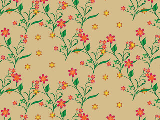 beautiful Seamless floral pattern background image ..