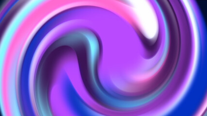 Abstract colorful background. Modern illustation of vivid twirl stripes.