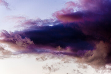 Colorful cloudy sky as background