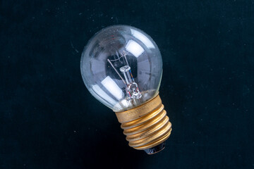 A variety of lighting bulb. Retro incandescent, halogen and mercury