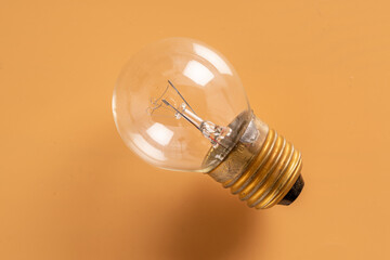 A variety of lighting bulb. Retro incandescent, halogen and mercury