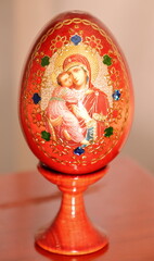 Decoration egg "Mother of God"