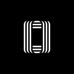 Round Three Lines Letter Logotype O