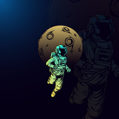 Astronaut Illustration