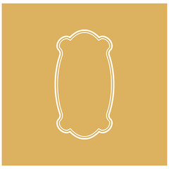 Vintage Ornament Greeting Card Vector