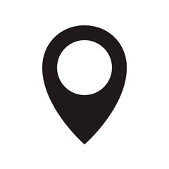 Pin location icon. Vector graphic illustration. Suitable for website design, logo, app, template, and ui.