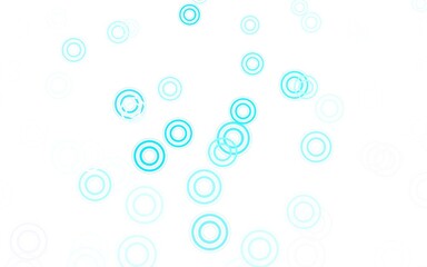 Light Pink, Blue vector template with circles.