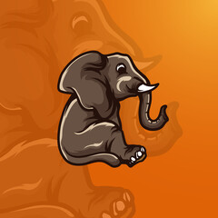 Elephant cute illustration