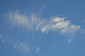 blue sky with clouds