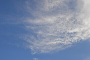 blue sky with clouds