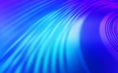 Light Pink, Blue vector texture with curved lines. An elegant bright illustration with gradient. Colorful wave pattern for your design.