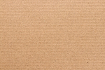 Fototapeta na wymiar Brown cardboard sheet background, texture of recycle paper box.