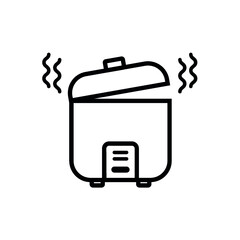 illustration of rice cooker