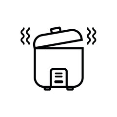 illustration of rice cooker
