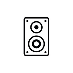 speaker isolated on white