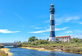Phare de Faraman en Camargue dans le Sud de la France -  Farman lighthouse in South of France © Bernard