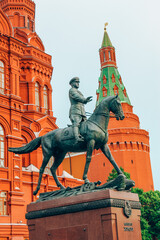 Fototapeta na wymiar View on Red square, Kremlin