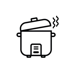 illustration of rice cooker