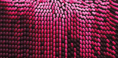 Abstract background with color ovals. Vector illustration.