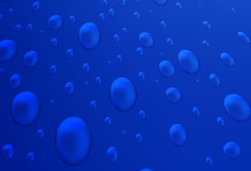 Light BLUE vector layout with circle shapes. Blurred bubbles on abstract background with colorful gradient. The pattern can be used for beautiful websites.