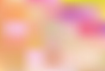 Light Orange vector blurred shine abstract background.