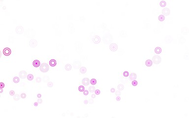 Light Purple, Pink vector texture with disks.