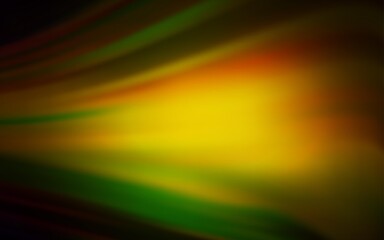 Dark Green, Yellow vector colorful blur background. Modern abstract illustration with gradient. Background for designs.