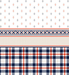 check patten Seamless fabric texture..