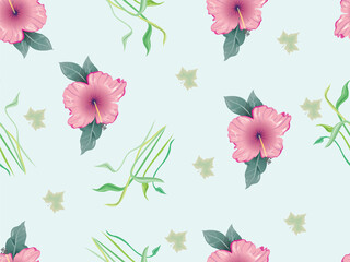 beautiful Seamless floral pattern background image ..