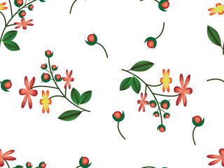 beautiful Seamless floral pattern background image ..