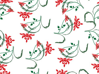 beautiful Seamless floral pattern background image ..