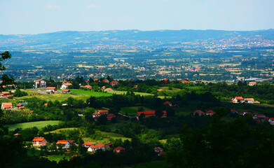 panoramic view of the city of vilnius