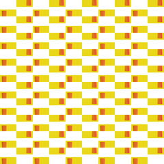 Vector seamless pattern texture background with geometric shapes, gradient colored in white, yellow, orange colors.