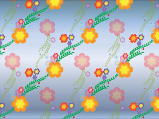 beautiful Seamless floral pattern background image ..