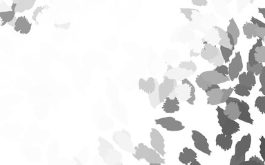 Light Gray vector texture with abstract forms.