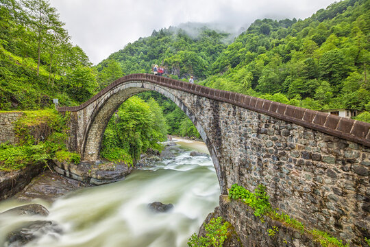 View of the Cifte Bridge ( Turkish: Cifte Kopru, literally "Double Bridge"). It is stone bridge. Ciftekopru (or Cifte kopru ) is a village in the district of Borcka, Arhavi, Artvin Province, Turkey.