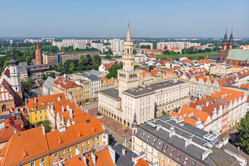 Town Hall in Opole, Poland - obrazy, fototapety, plakaty