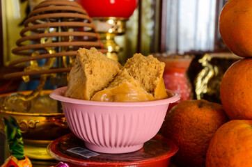 Fa-gao or steamed sponge cake