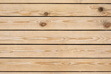 Wood texture background. Natural light brown wooden planks.