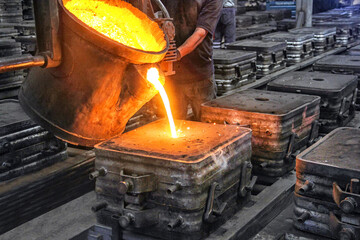 Casting and foundry. Casting is the process from which solid metal shapes (castings) are produced...